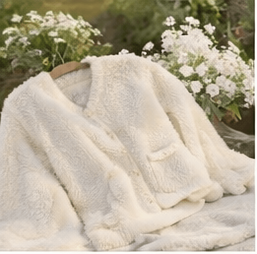 リネンノーカラージャケット