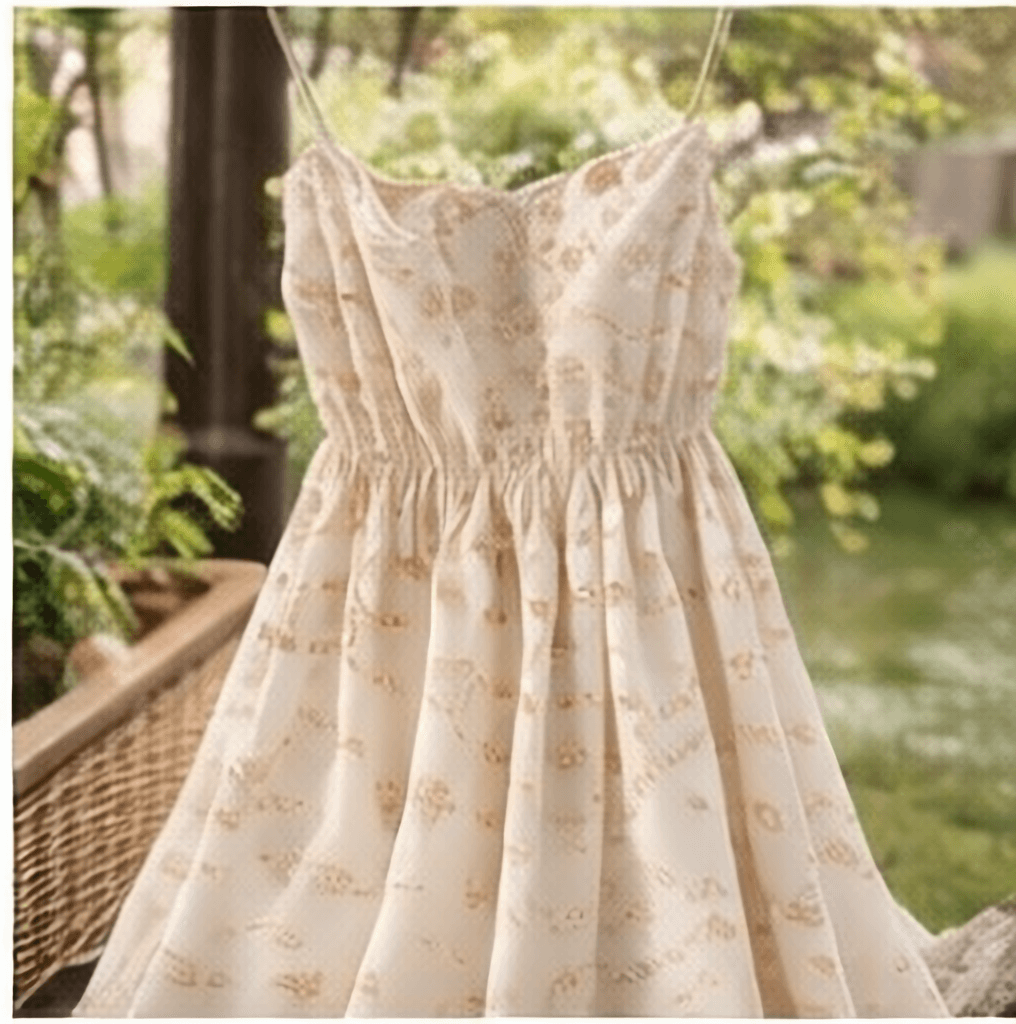 モックネックリブニット